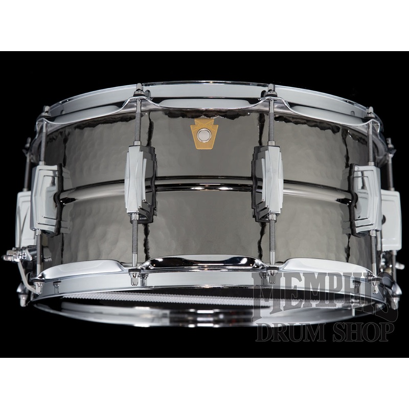 Ludwig 14x6.5 Black Beauty Hammered Snare Drum