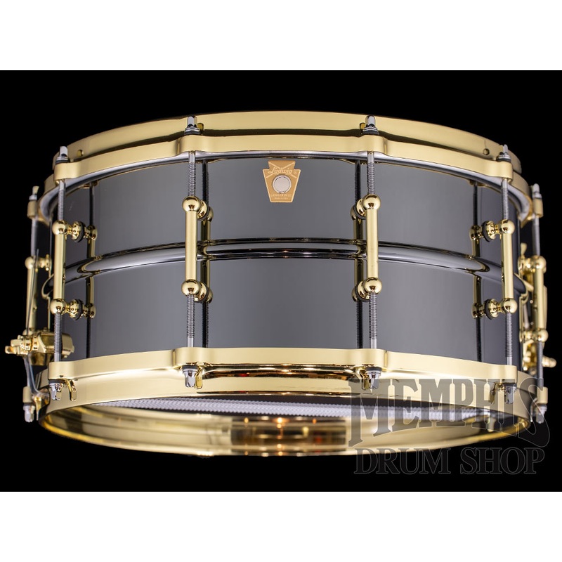 Ludwig 14x6.5 Black Beauty Snare Drum with Brass Hardware and Tube Lugs