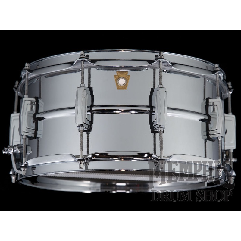 Ludwig 14x6.5 Chrome Over Brass Snare Drum