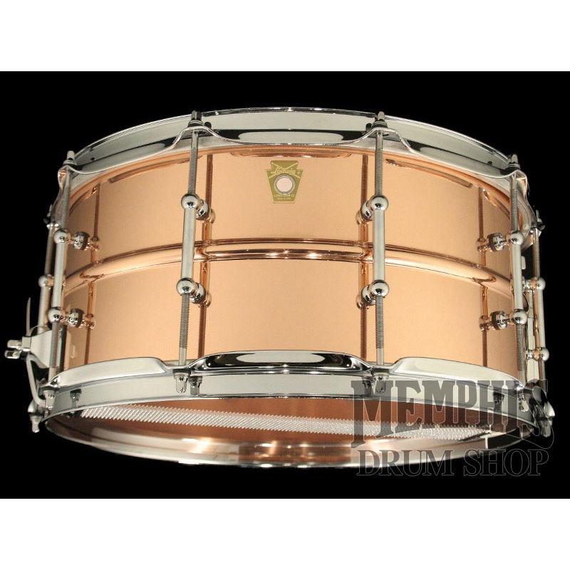 Ludwig 14x6.5 Copperphonic Snare Drum with Tube Lugs