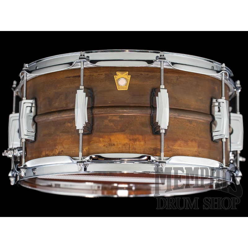 Ludwig 14x6.5 Raw Copperphonic Snare Drum
