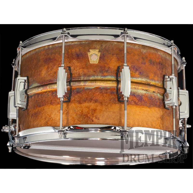 Ludwig 14x8 Raw Bronze Phonic Hammered Snare Drum