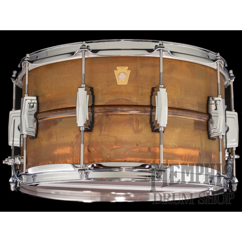 Ludwig 14x8 Raw Copperphonic Snare Drum
