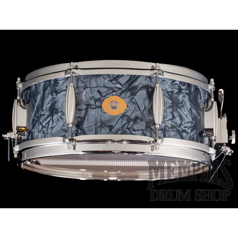 Slingerland 14x5.5 Radio King Artist Snare Drum - Black Diamond Pearl
