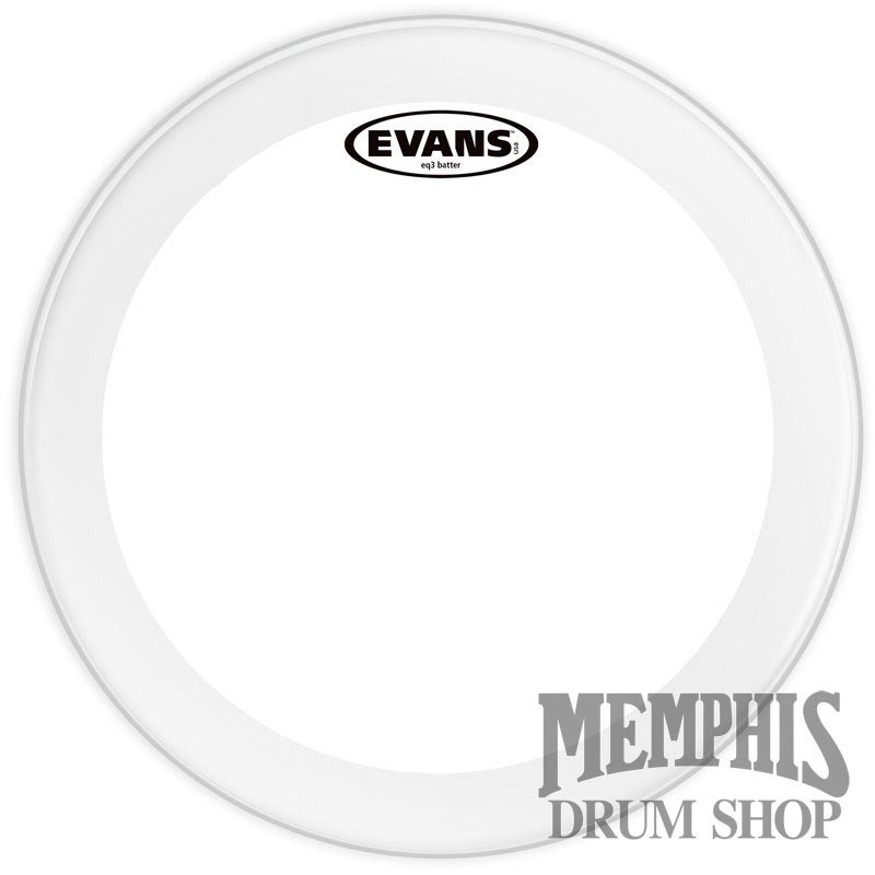 Evans EQ3 Batter Clear 22" Drumhead