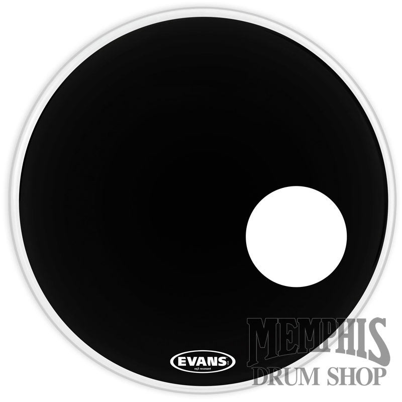 Evans EQ3 Resonant Black 24" Drumhead