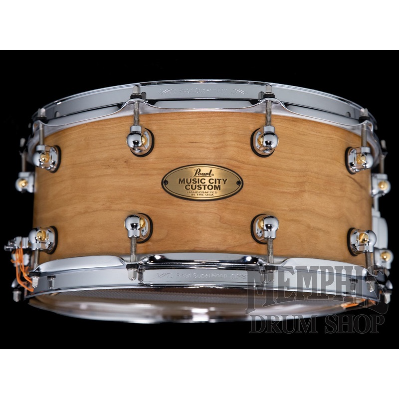 Pearl 14x6.5 Music City Custom Solid Cherry Snare Drum