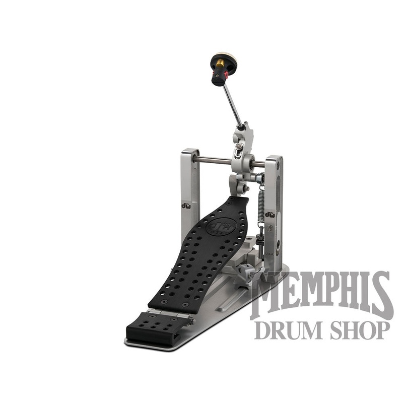 DW MFG Series Machined Direct Drive Single Bass Drum Pedal with Case - Black Edition