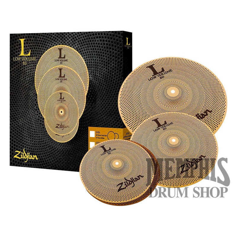 Zildjian L80 Series Low Volume Cymbal Box Set 13/14/18