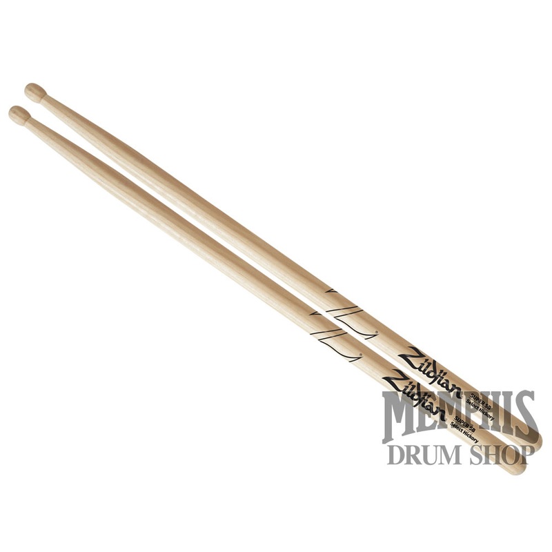 Zildjian Hickory Series - Super 5B Wood Tip Natural Drumsticks ZS5B