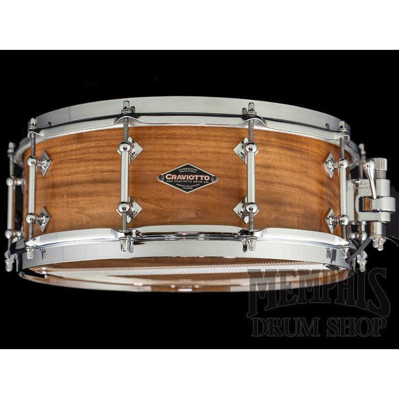 Craviotto 14x5.5 Custom Shop Burnt Antique Maple Snare Drum