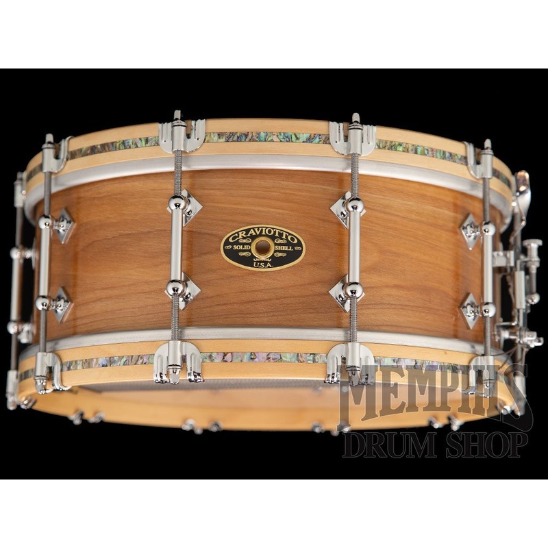 Craviotto 14x5.5 Private Reserve Timeless Timber Birch Snare Drum with Wood Hoops