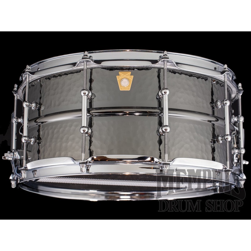Ludwig 14x6.5 Black Beauty Hammered Snare Drum with Tube Lugs