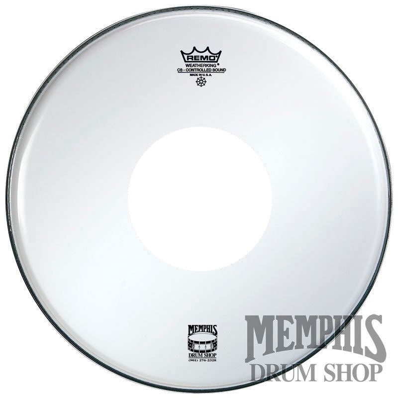 Remo Clear Controlled Sound 14" Drumhead - White Dot On Top
