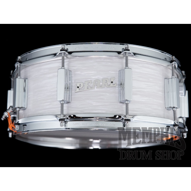 Pearl 14x5.5 President Series Phenolic Snare Drum - Pearl White Oyster