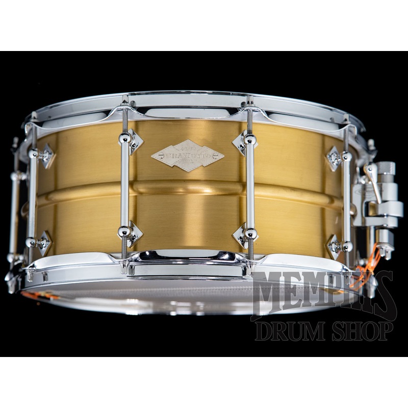 Used Craviotto 14x6.5 Masters Metal AK Brass Snare Drum