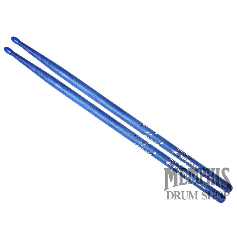 Zildjian Hickory Series - 5A Blue Nylon Tip Drumsticks Z5ANBU