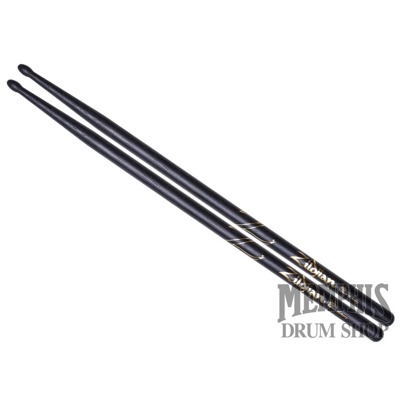 Zildjian Hickory Series - 5A Wood Tip Black Drumsticks Z5AB