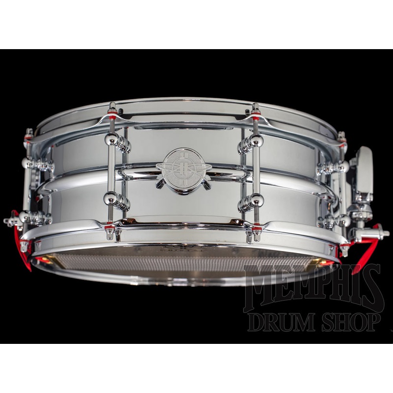 Dunnett Classic 14x5.5 Model 2N Chrome Over Brass Snare Drum