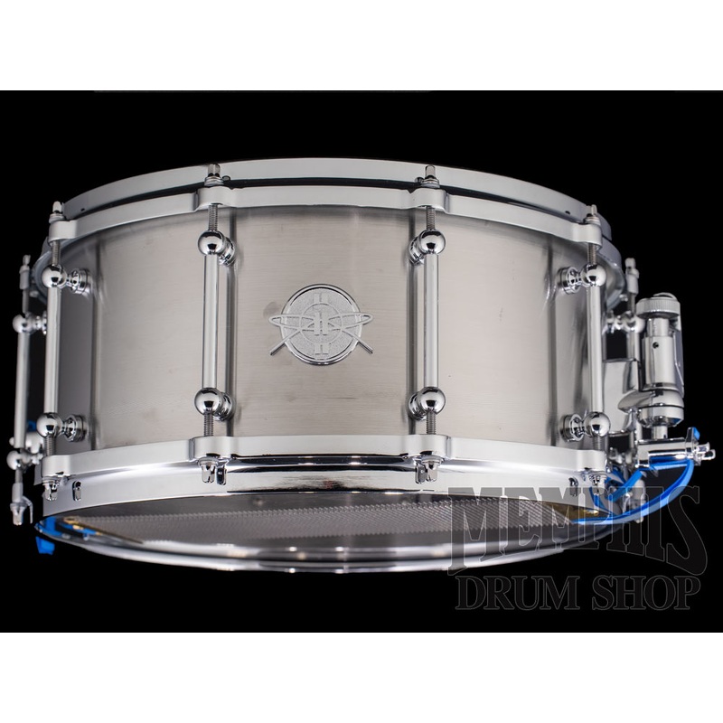 Dunnett Classic 14x6.5 Carbon Steel Sledge Snare Drum with Die-Cast Hoops - Polished