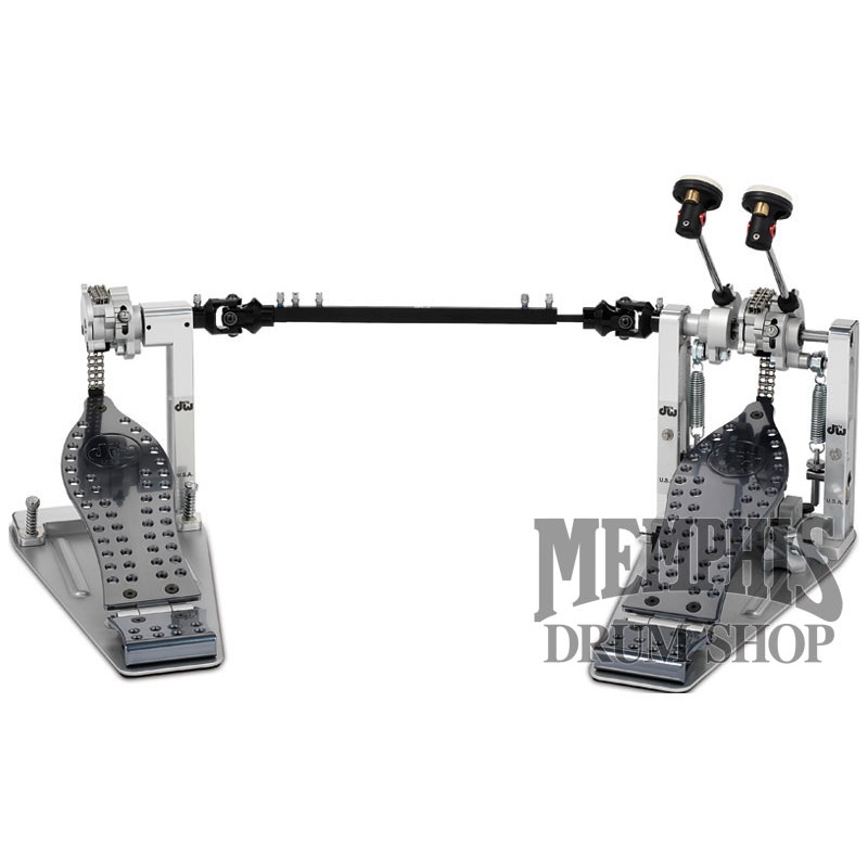 DW MFG Series Machined Chain Drive Double Bass Drum Pedal with Case