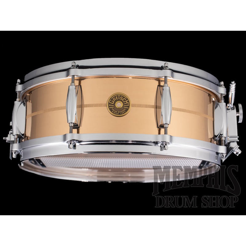 Gretsch 14x5 USA Custom Bronze Snare Drum