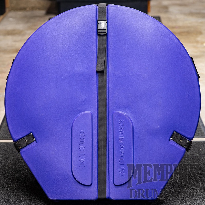 Humes & Berg 24" Enduro Gong Case with Pro Lining - Purple