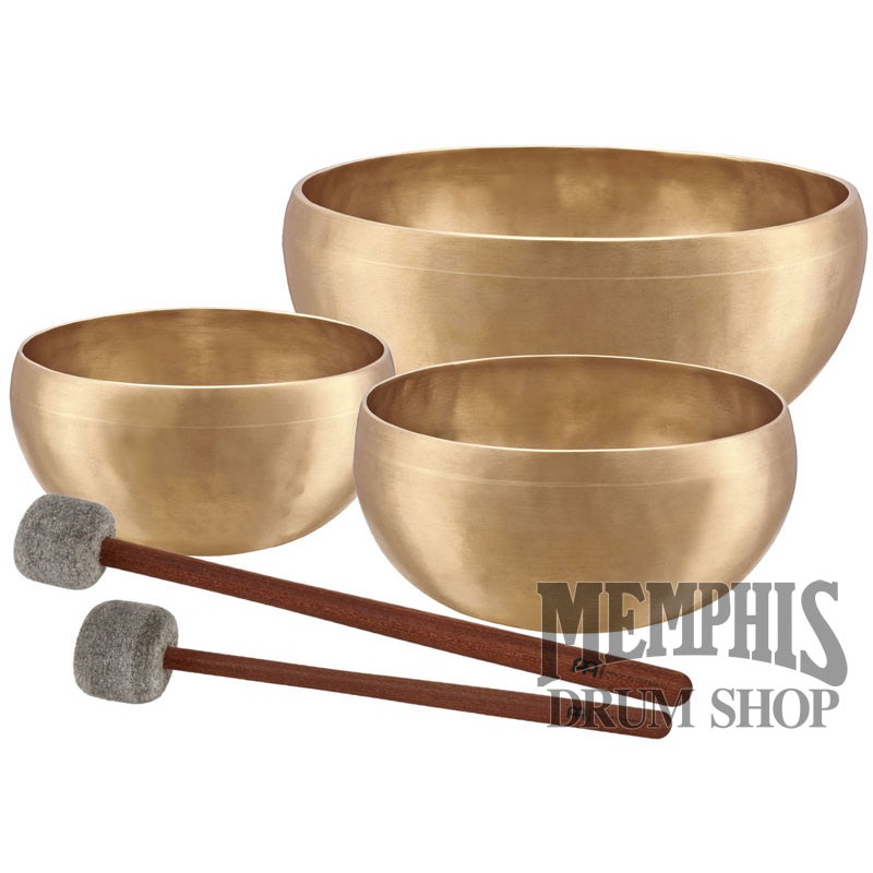 Meinl Sonic Energy Energy Therapy Singing Bowl 3-Piece Set with Mallets, 1000/1400/2200