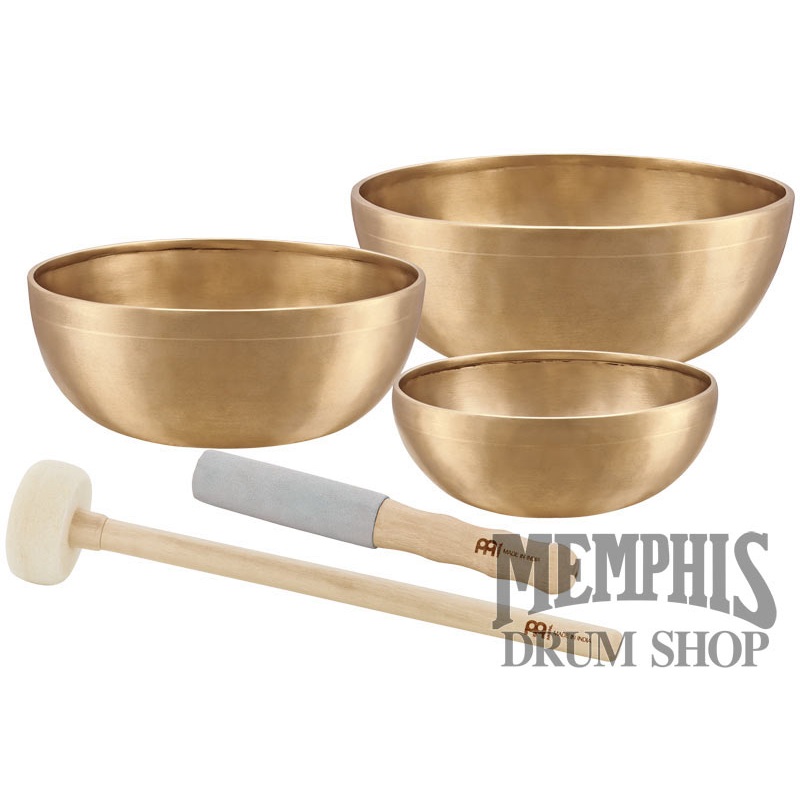 Meinl Sonic Energy Energy Therapy Singing Bowl 3-Piece Set with Mallets,   700/1000/1400