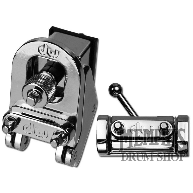 DW MAG Snare Drum Throw Off / 3P Three-Position Butt Plate Combo - Chrome