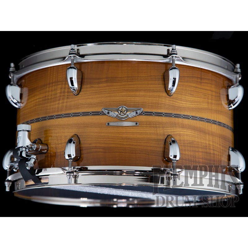 Tama 15x8 Star Reserve Snare Drum - Caramel Olive Ash Burst