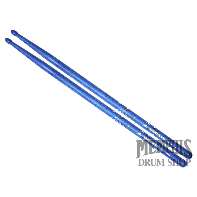 Zildjian Hickory Series - 5A Blue Wood Tip Drumsticks Z5ABU