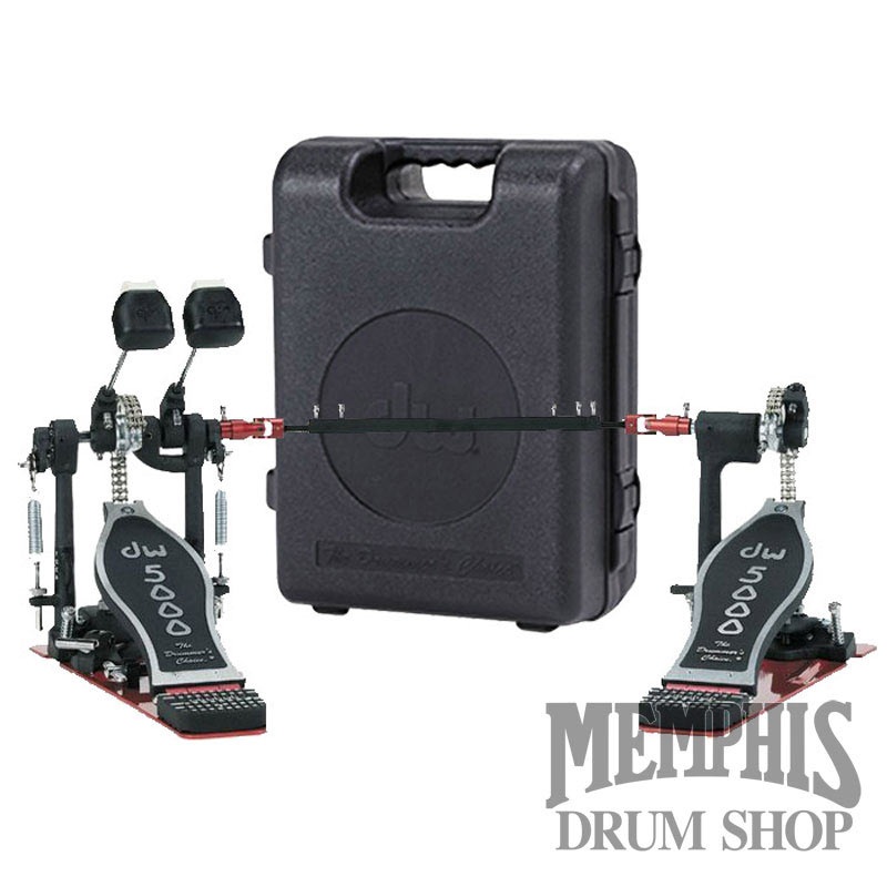 DW 5000 Series Turbo Double Bass Drum Pedal with Bag - Left Footed