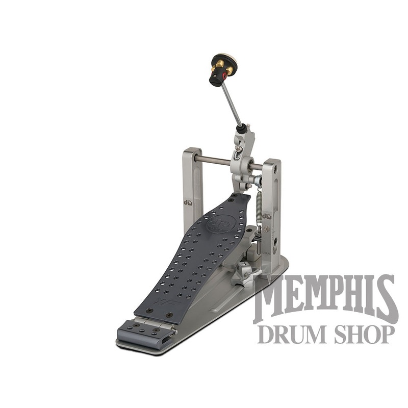 DW MFG Series Machined Direct Drive Single Bass Drum Pedal with Case - XF Extended Footboard