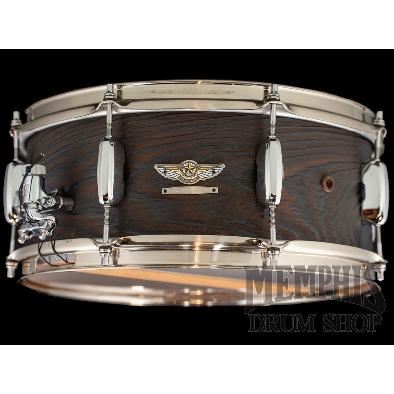 Tama 14x6 Star Reserve Solid Japanese Cedar Snare Drum - Burnt Oiled Cedar