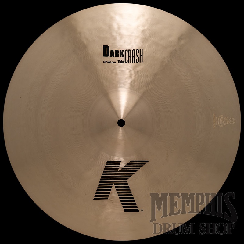Zildjian 16" K Dark Thin Crash Cymbal