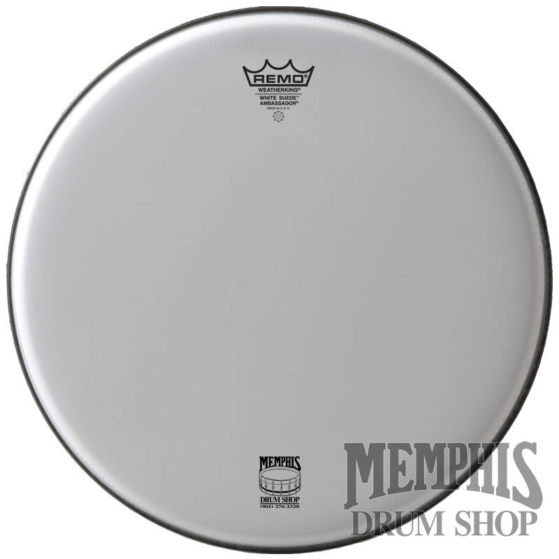Remo White Suede Ambassador 12" Drumhead