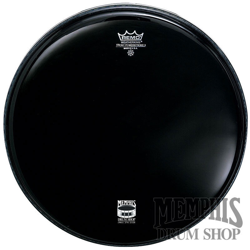 Remo Ebony Powerstroke P3 18" Bass Drumhead