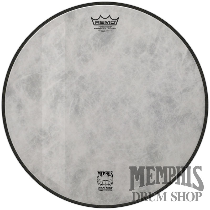 Remo Fiberskyn Diplomat Powerstroke P3 Felt Tone 26" Bass Drumhead