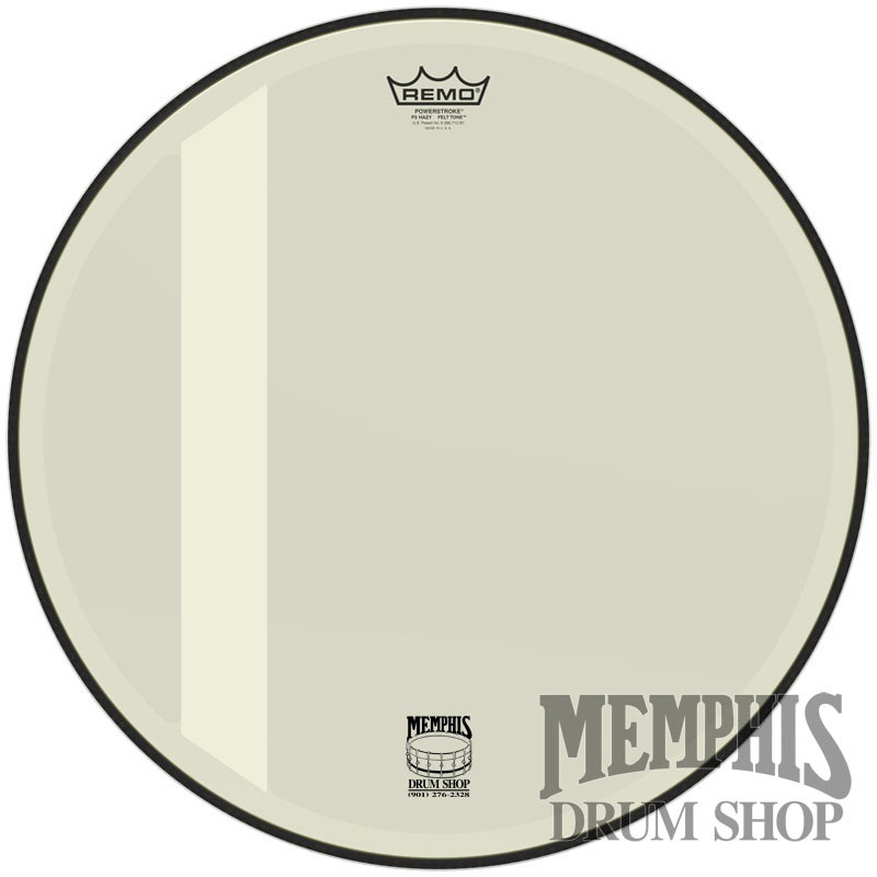 Remo Hazy Powerstroke P3 Felt Tone 24" Bass Drumhead