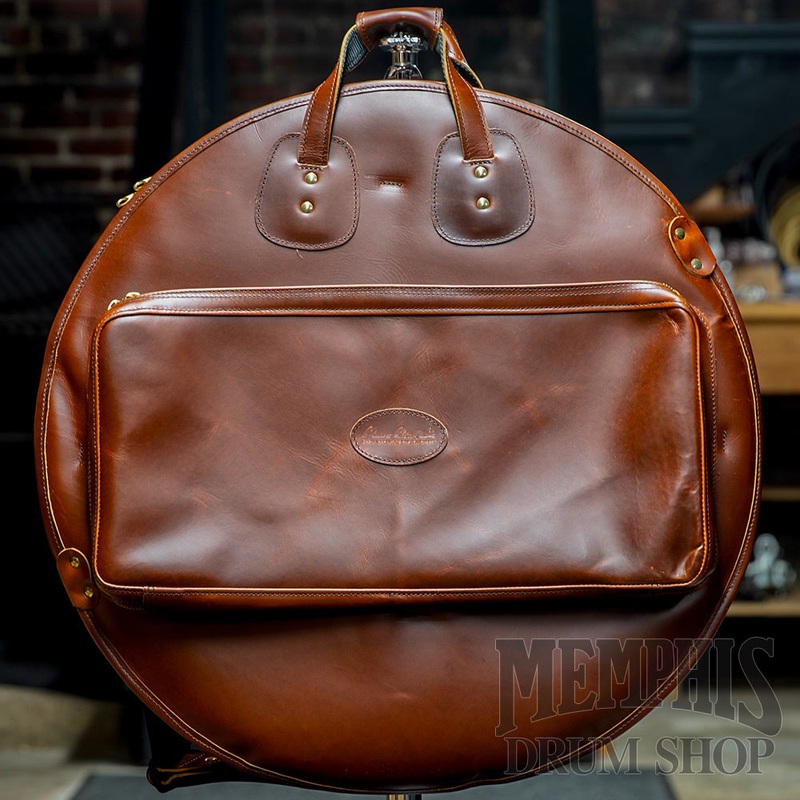 Glenn Cronkhite 22 Leather Cymbal Bag - Canyon Sunrise