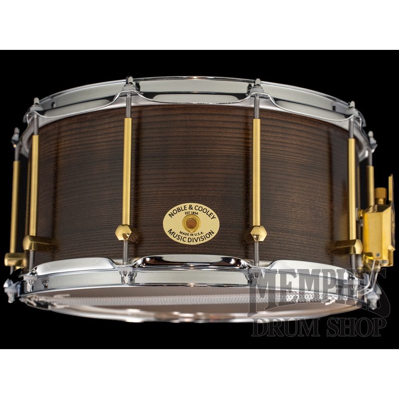 Noble & Cooley 14x7 Solid Shell Classic Ash Snare Drum - Shou Sugi Ban Ash