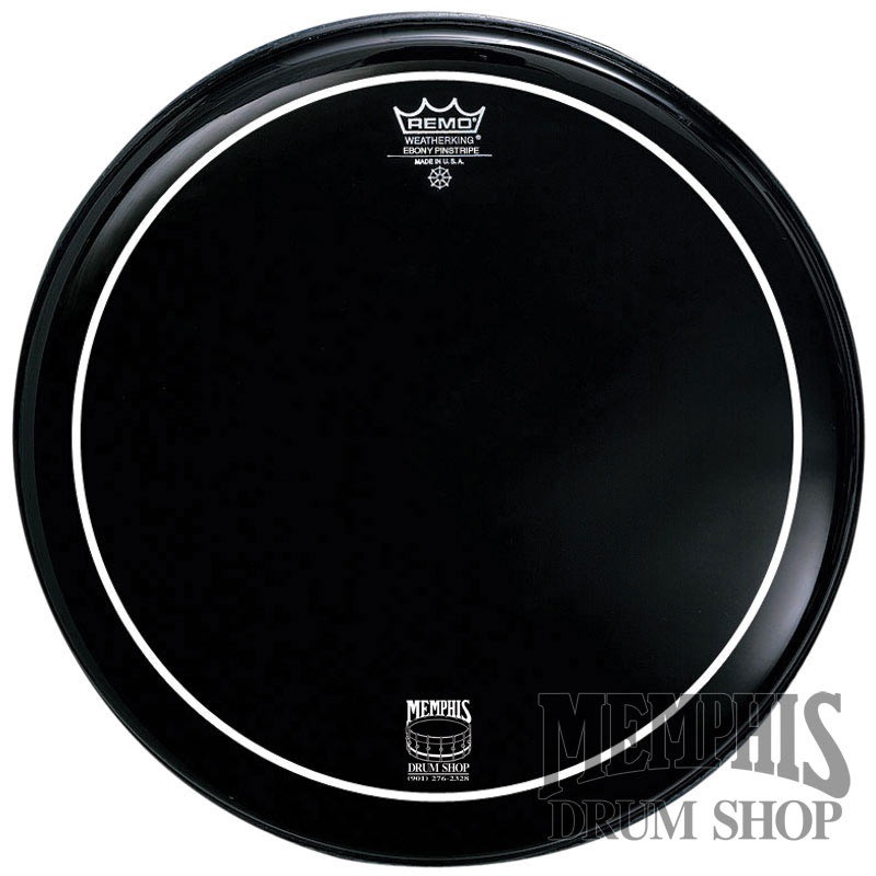 Remo Ebony Pinstripe 28" Bass Drumhead