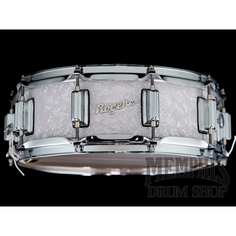 Rogers 14x5 SuperTen Snare Drum - White Marine Pearl