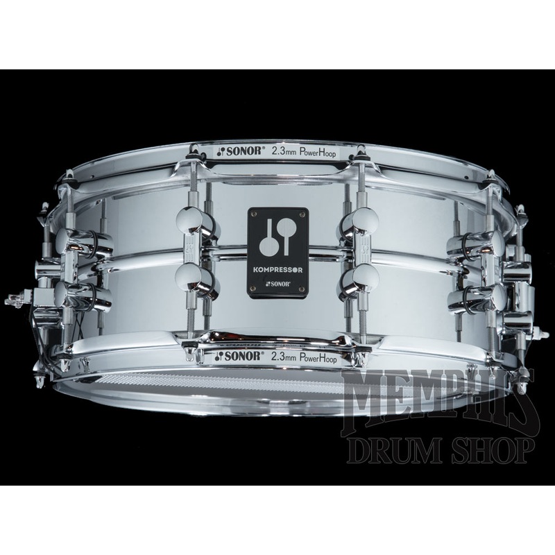 Sonor 14x5.75 Kompressor Series Chrome Plated Steel Snare Drum