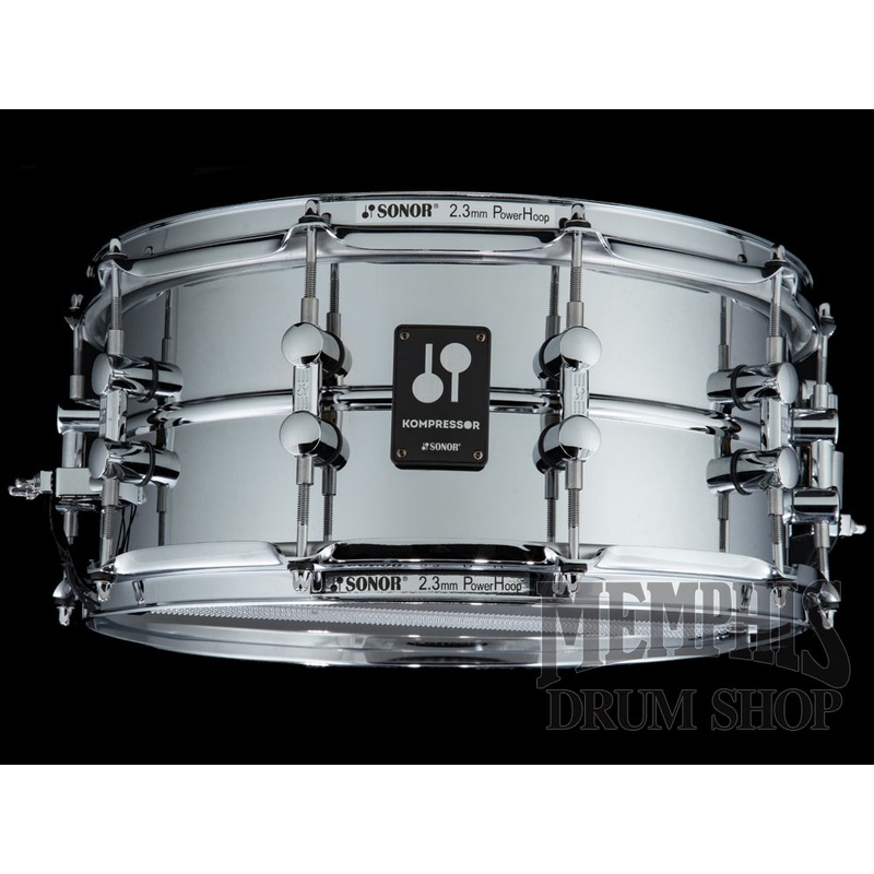 Sonor 14x6.5 Kompressor Series Chrome Plated Steel Snare Drum
