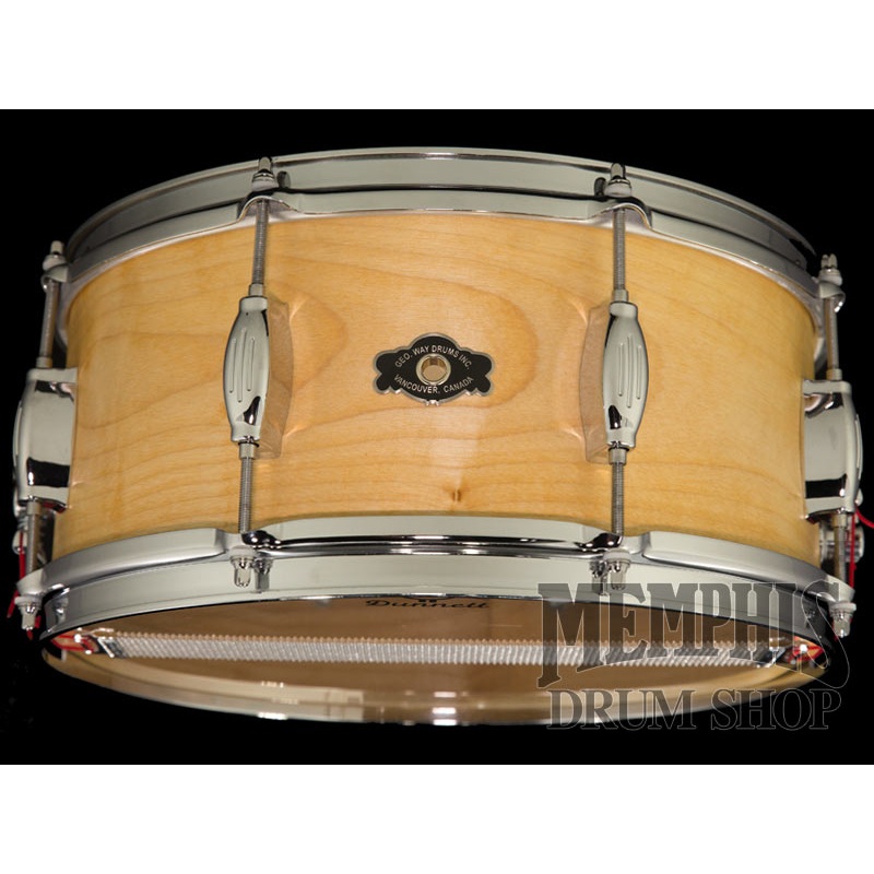 George H. Way 14x6.5 Advance Maple Snare Drum - Natural Satin