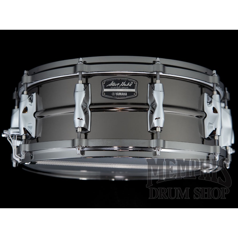 Yamaha 14x5.5 Limited Edition Steve Gadd Signature Snare Drum - Black Nickel