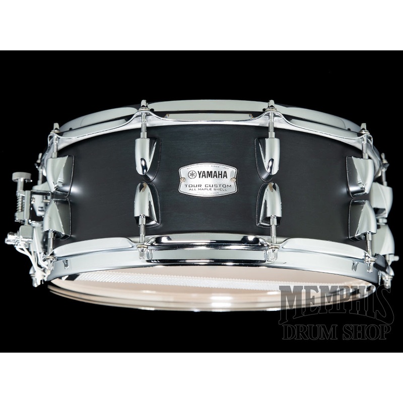 Yamaha 14x5.5 Tour Custom Maple Snare Drum - Licorice Satin