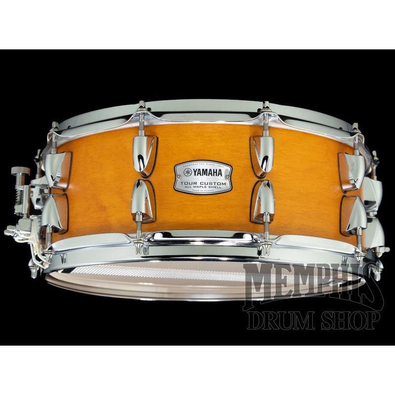 Yamaha 14x5.5 Tour Custom Maple Snare Drum - Caramel Satin